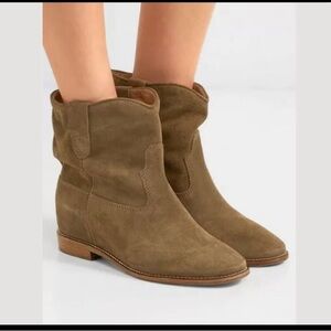 Isabel Marant Crisi Boot * size 39 * taupe suede